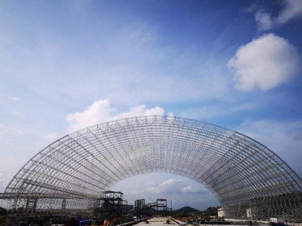 陇南煤棚网架加工厂案例